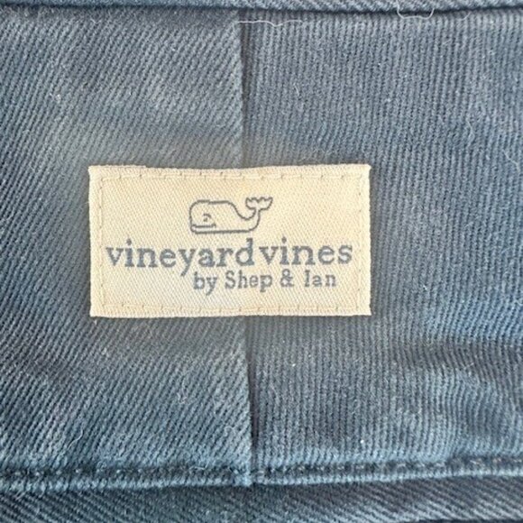 Vineyard Vines US Flag Whale Embroidered Chino Shorts Mens Size 35 - Picture 4 of 7